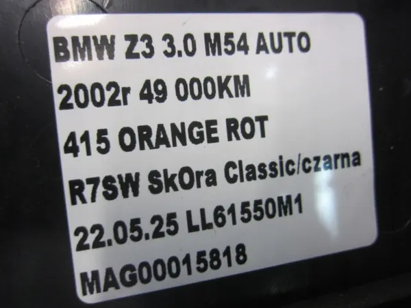 BMW Z3 E36 M54 Fußstütze OEM 51438399856 Links Schwarz image 7