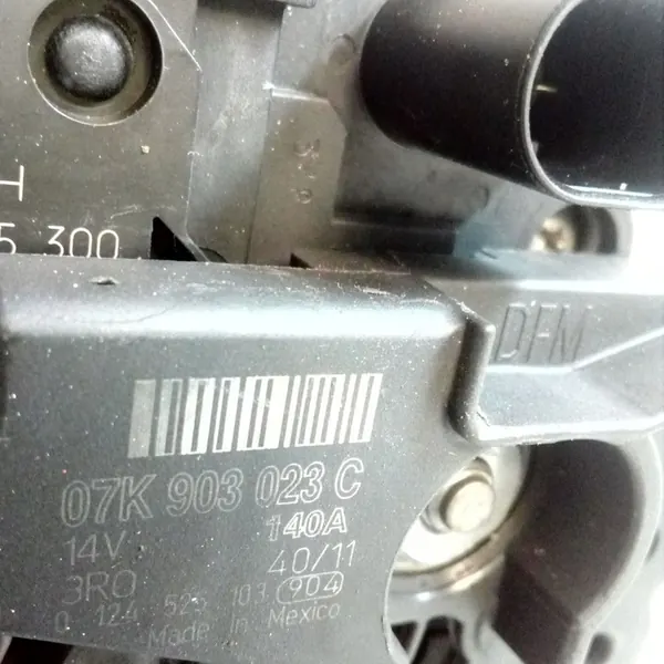 ALTERNATOR VW PASSAT B7 JETTA 5C 2.5 FSI image 3