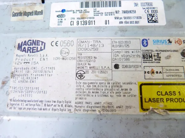 Radio BMW Lector CD Navi OEM C1 9139911 image 5