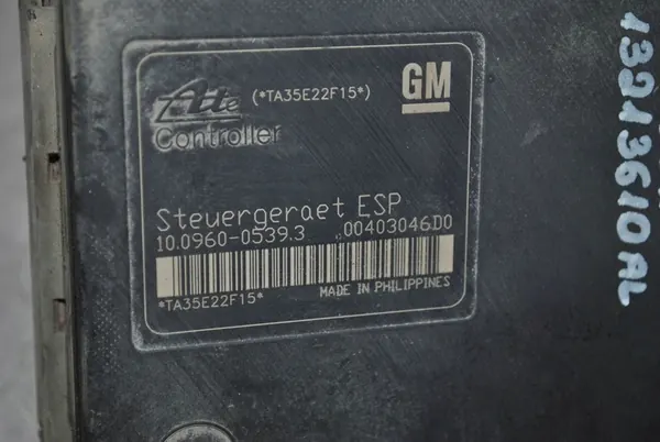 Opel ABS Pumpe 13213610 image 5