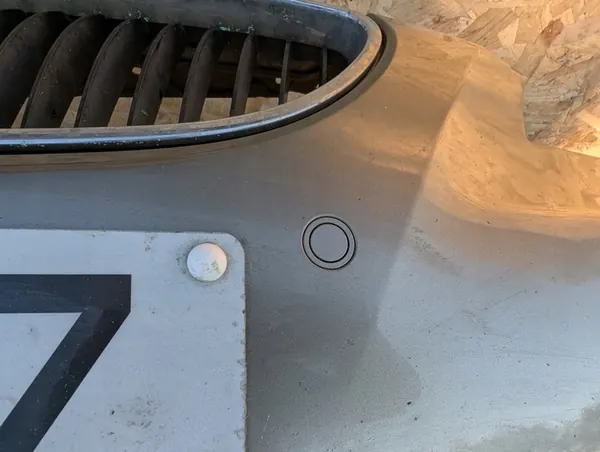 Paraurti anteriore BMW Serie 5 E60 E61 2003-2007 PDC Nero 668 image 7