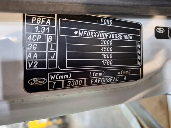 Secador AC Ford Transit MK7 OEM 6C1119E647 - Usado image 6