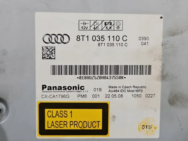 Trocador CD Audi OEM 8T1035110C - Estado Usado image 5