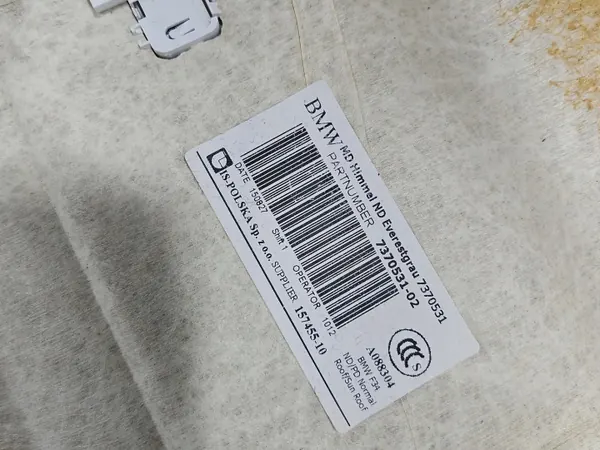 Plafonnier BMW F34 GT OEM 7370531 2013-2016 image 9