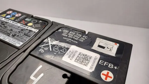 Bateria VW 000915105 FC EFB 70Ah 700A Usada image 3