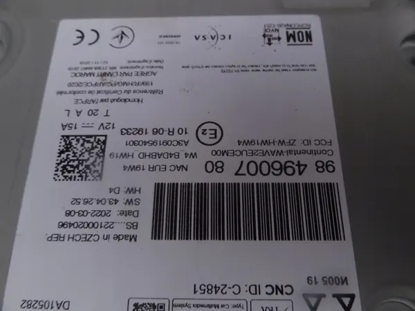 OEM 9849600780 Rádio Navegação Ecrã para Peugeot image 6