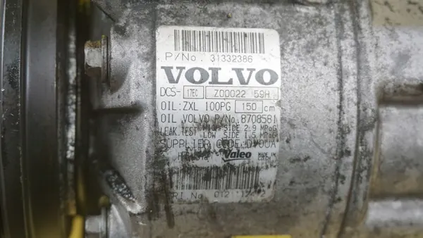 V70 III S60 XC70 2.0 D D3 D4 Ilmastointikompressori D5204T2 image 6