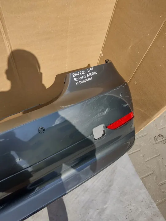 Paraurti posteriore BMW 5 E60 LIFT: TITANGRAU PDC image 5