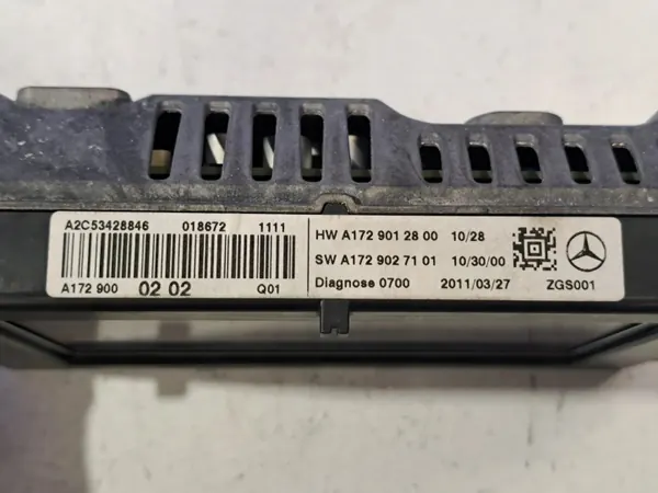 Écran de navigation OEM A1729012800 pour Mercedes C W204 image 4