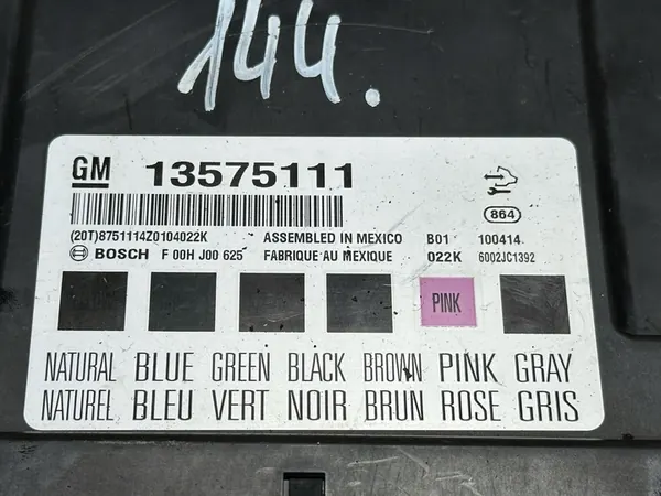 Módulo de Controle de Conforto BCM Opel Astra IV J image 3