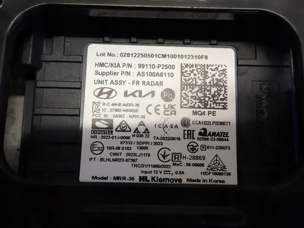 Radar Distronic OEM 99110-P2500 para Kia Sorento IV image 3