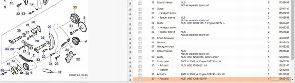 Kamaxelsensor Saab 9-3 Cabrio 2.8L 12684830 image 5
