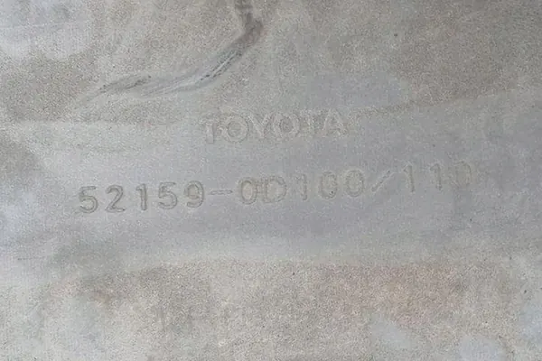 Paraurti posteriore TOYOTA YARIS (_P1_) 1.5L Diesel image 8