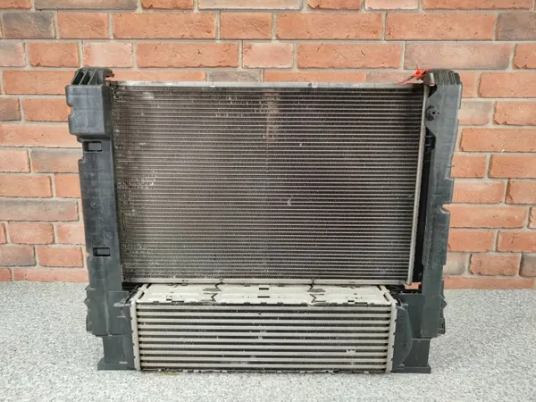 BMW X3 F25 X4 F26 N55 Chłodnica Wody + INTERCOOLER 8623350 7593845 KOMPLET image 2