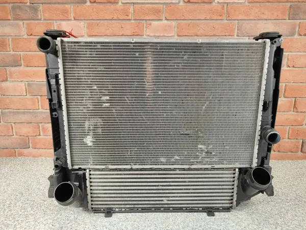 BMW X3 F25 X4 F26 N55 Chłodnica Wody + INTERCOOLER 8623350 7593845 KOMPLET image 8