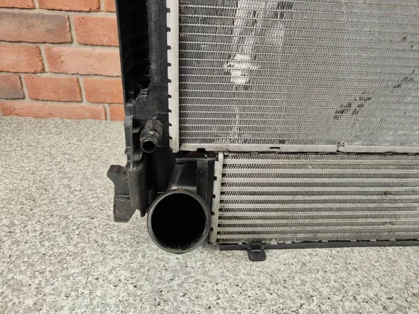 BMW X3 F25 X4 F26 N55 Chłodnica Wody + INTERCOOLER 8623350 7593845 KOMPLET image 9