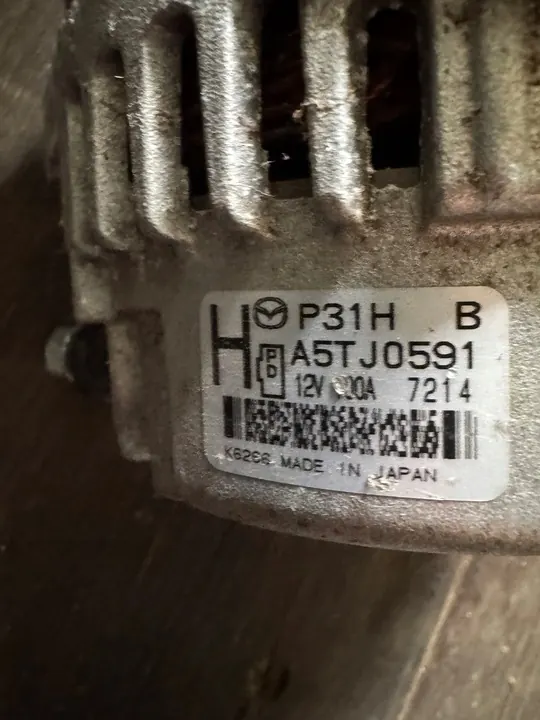 Alternaattori MAZDA CX-3 CX-5 II 2018 2.0 A5TJ0591 image 4