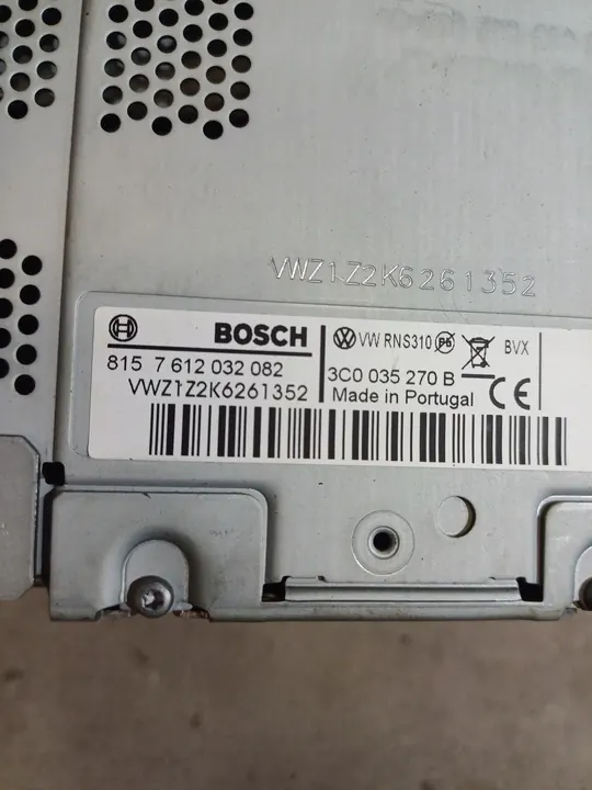 VW Golf Tiguan Passat B6 Radio CD Navigation 3C8907801E image 5