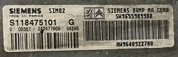 Unité de contrôle de transmission Citroen C3 C2 image 3