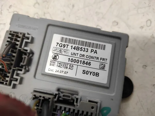 Ford Mondeo MK4 Etu Oikea Oven Moduuli 7G9T-14B533-PA image 4