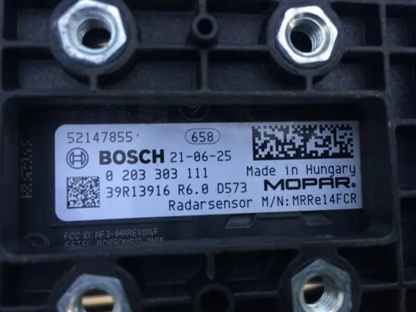 Jeep Renegade 21-22 Front Radar Module OEM 52147855 image 3