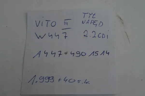Begagnad DPF-katalysator OEM 4474901514 för VITO W447 image 8