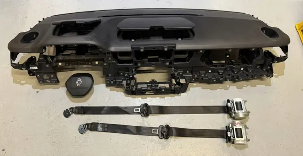 Fram Airbag Set OEM PASY DESKA KONSOLA Begagnad image 3