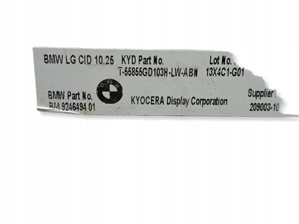 BMW Q184 displayscherm 10,25" voor 7 Serie G11 G12 image 6