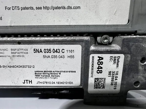 PASSAT B8 GOLF 7 SYSTÈME DISCOVERY PRO + ÉCRAN + CADRE image 3