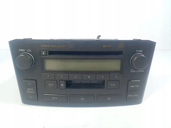 Toyota Avensis T25 03-09 Radio OEM M1S244 MAR 00020165 image 2
