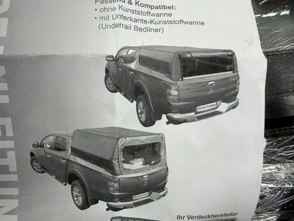 Mitsubishi L200 softtop dakbedekking OEM Z5722110 image 5
