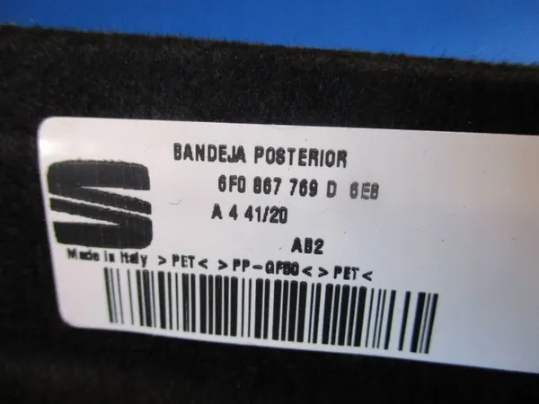 Étagre de coffre arrière SEAT Ibiza V OEM 6F0867769D image 4