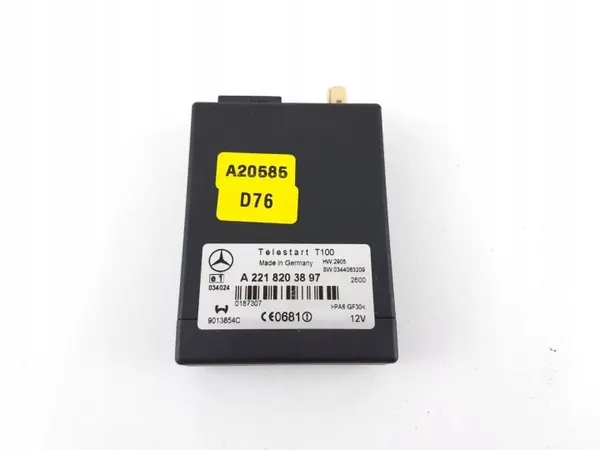 Module de chauffage autonome MERCEDES-BENZ E (W212) A2218203897 image 2