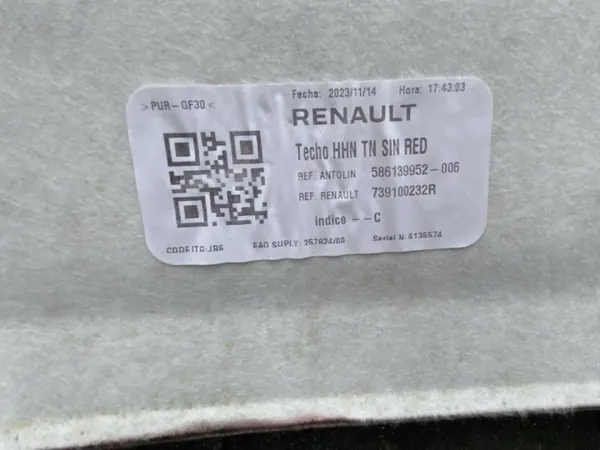 Renault OE Techo 739100232R para Austral image 7