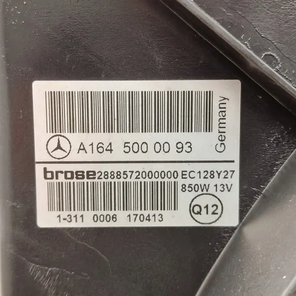 Fläktstyrmodul Mercedes ML W164 GL X164 R W251 image 2