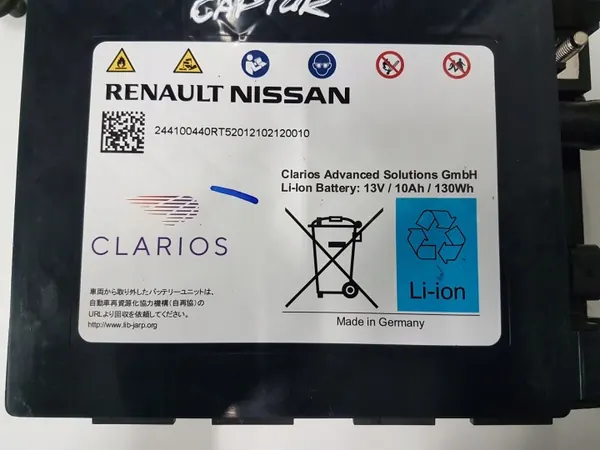 Batterie OEM 244100440R 13V 10Ah pour Renault Captur II image 3