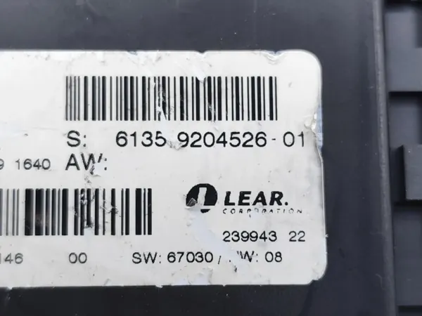 Istuinten ohjausmoduuli OEM 9204526 BMW E90/E91/E92/E93 image 7
