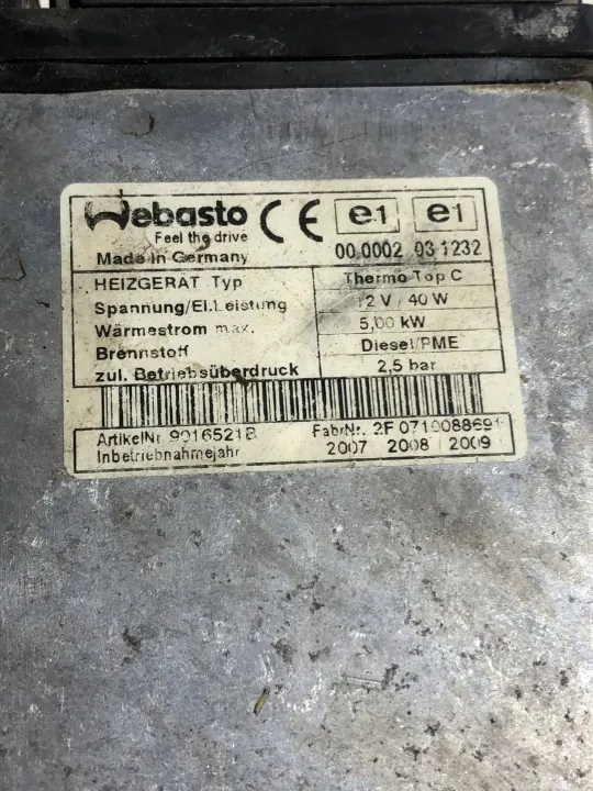 Audi Q7 4L parkeerstandverwarming OEM 4L0265105J image 7