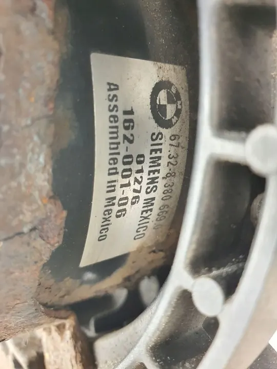 BMW E39 Ilmastointituuletin 4 pin Diesel M57 6921397 image 5