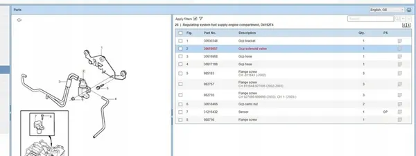 Válvula eletromagnética VOLVO V40 Estate 30618057 image 6