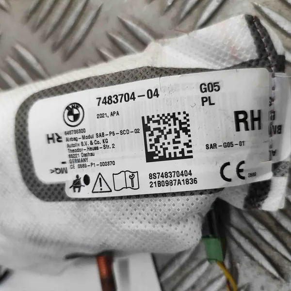 Airbag lateral BMW X5 G05 X7 G07 7483704 image 5