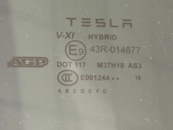 Vitre Portière Arrière Droite Tesla Model X OEM 1034903-00-Q LLU image 10