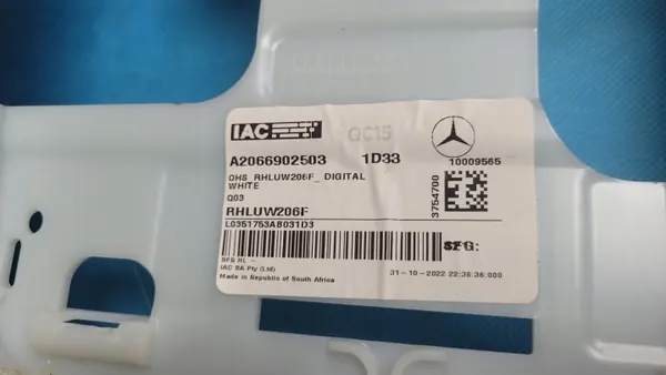 Techo Mercedes W206 C220 OEM A2066902503 Sedán image 7