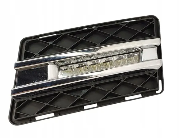 Rejilla de parachoques delantera izquierda Halógena Cromo LED DRL Mercedes GLK image 2