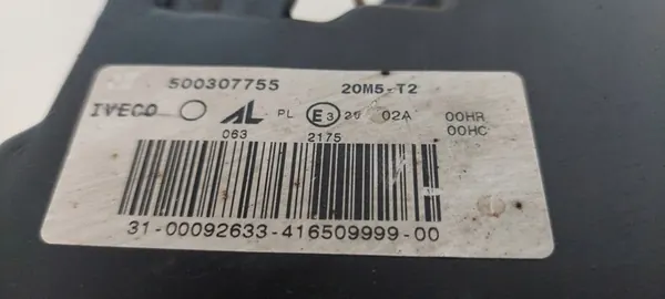 Farol dianteiro esquerdo Iveco Daily III 1999-2006 OEM 500307755 image 3