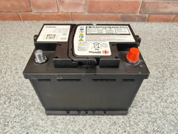 BMW OEM 9381845 AGM Accu 12V 60Ah 660A Gebruikt image 2
