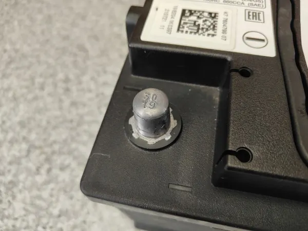 BMW OEM 9381845 AGM Accu 12V 60Ah 660A Gebruikt image 4