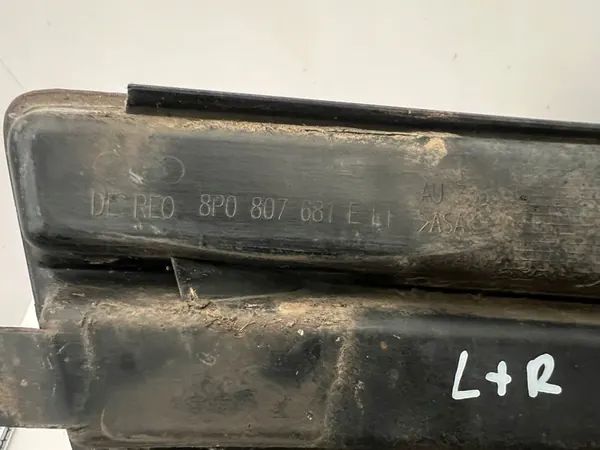 Rejilla de parachoques Audi A3 8P0 Izquierda Derecha OEM 8P0807681E 8P0807682E image 4