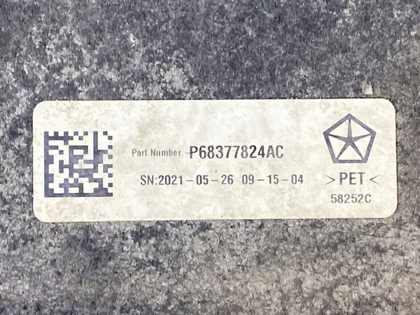 2022 Jeep Grand Cherokee WL Transmission Shield P6837782AC image 2