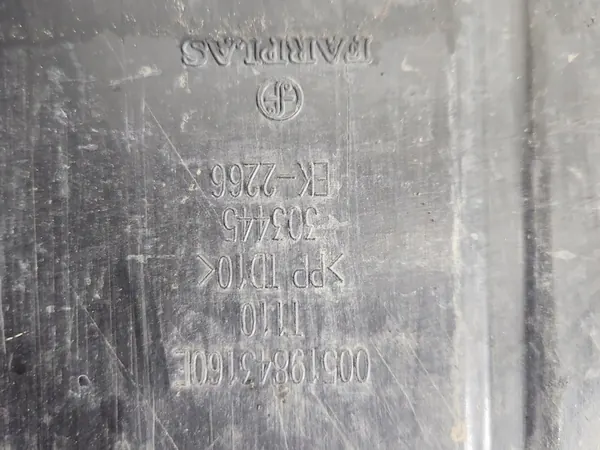 Motor Undertray Skydd Fiat Tipo II 1.6 JTD OEM 00519843160E image 4